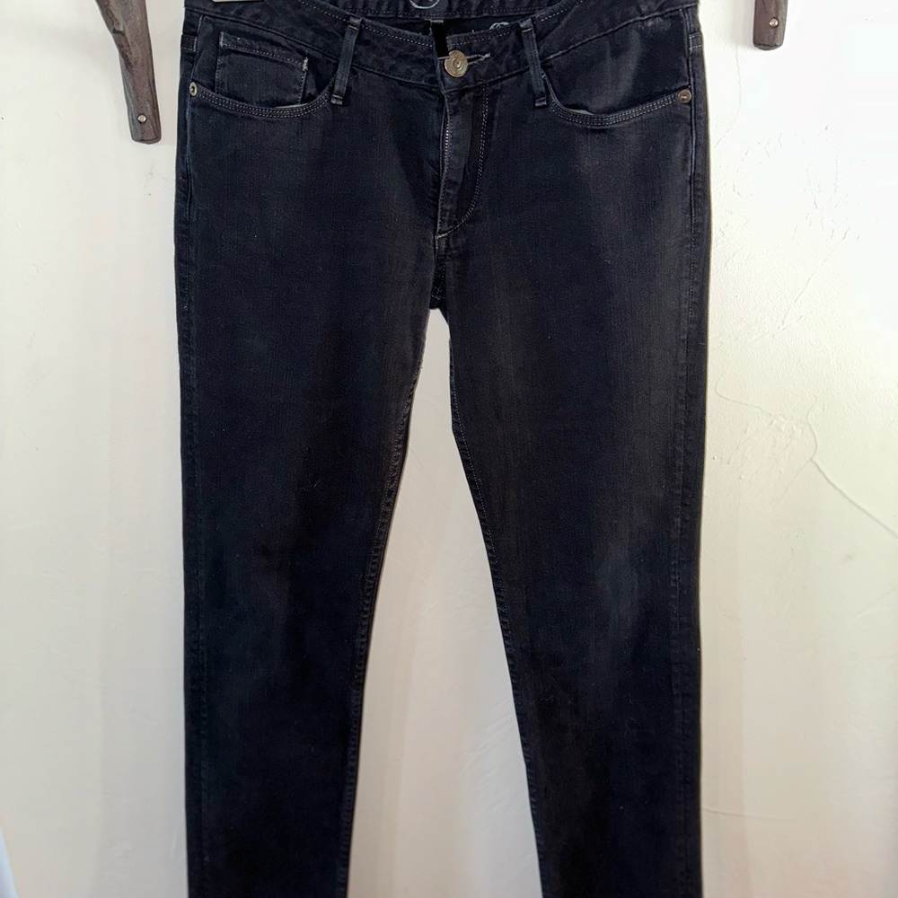 Earnest Sewn Black Straight Leg Jeans